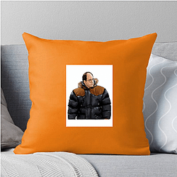 George Costanza Short Bald Powerhouse George Costanza Pillows Cover