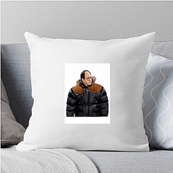 George Costanza Short Bald Powerhouse George Costanza Pillows Cover