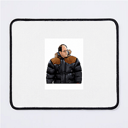 George Costanza Short Bald Powerhouse George Costanza Mouse Pads