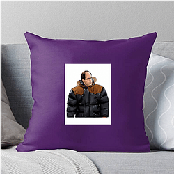 George Costanza Short Bald Powerhouse George Costanza Pillows Cover
