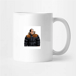 George Costanza Short Bald Powerhouse George Costanza Mugs
