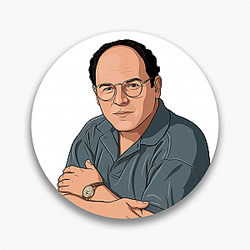 George Costanza King Of Insecurity George Costanza Pins