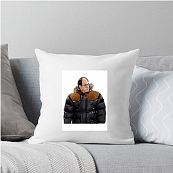 George Costanza Short Bald Powerhouse George Costanza Pillows Cover