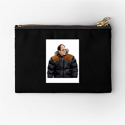 George Costanza Short Bald Powerhouse George Costanza Zipper Pouches
