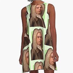 German British Composer George Handel A-Line Dress