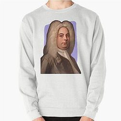 German British Composer George Handel Pullover Sweatshirt