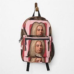 German British Composer George Handel illustration Backpack