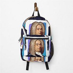 Baroque composer George Handel illustration Backpack