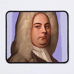 British Composer George Frideric Handel Mouse Pad