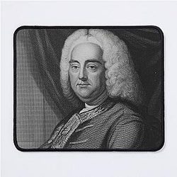 Composer George Handel Mouse Pad