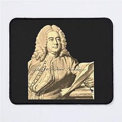 Composer Handel Mouse Pad