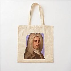 German British Composer George Handel Cotton Tote Bag