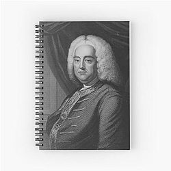 Composer George Handel Notebook
