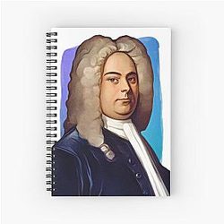 Baroque composer George Handel Spiral Notebook