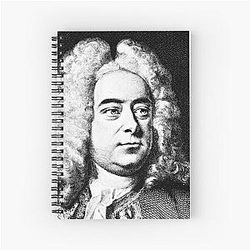 George Handel Spiral Notebook