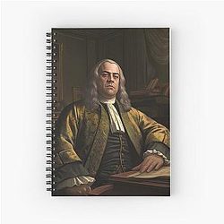 George Handel Hip Hop Spiral Notebook