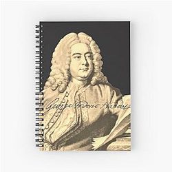 Composer George Frideric Handel Notebook