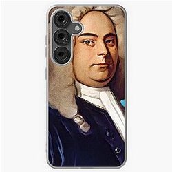 Baroque composer George Frideric Handel illustration  Samsung Galaxy Soft Case