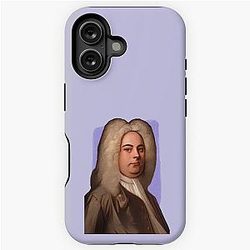 German British Composer George Handel - illustration iPhone Case