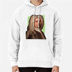 German British Composer George Handel Mint Green Pullover Hoodie
