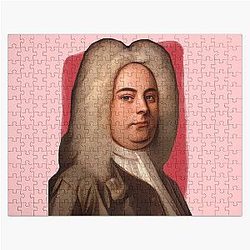 German British Composer George Handel Illustration Jigsaw Puzzle