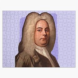 German British Composer George Handel Illustration Jigsaw Puzzle