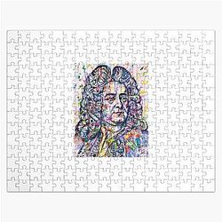 GEORGE HANDEL watercolor and inks portrait jigsaw puzzle