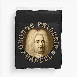 George Frideric Handel - Vintage Design Duvet Cover