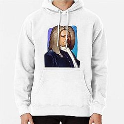 Baroque Composer George Handel Illustration Pullover Hoodie