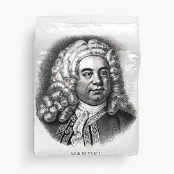 George Frideric Handel Duvet Cover