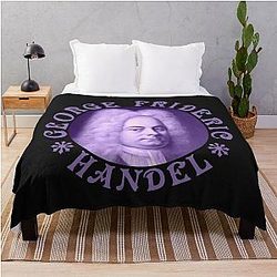 George Handel Vintage Throw Blanket