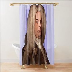 British Composer George Frideric Handel Shower Curtain