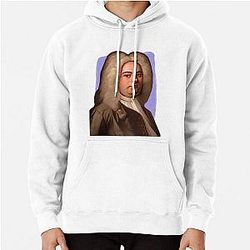 German British Composer George Handel Illustration Pullover Hoodie