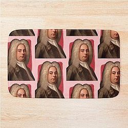 German-British composer George Handel Bath Mat