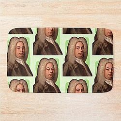 British composer George Frideric Handel Bath Mat