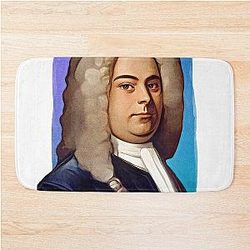 Baroque composer George Handel illustration bat mat