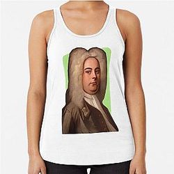 George Frideric Handel Racerback Tank Top