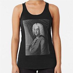 Composer George Handel Racerback Tank Top