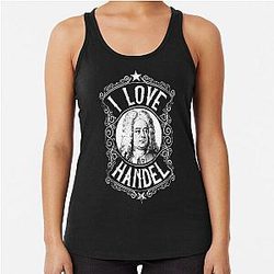 I Love George Handel Austrian Composer Tank Top