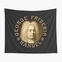 George Frideric Handel - Vintage Design - Old Gold Tapestry