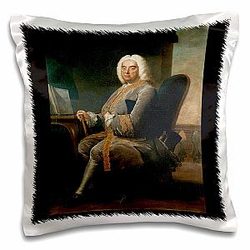 George Handel, 1756 by Thomas Hudson Pillow Case, 16 x 16