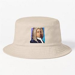 Baroque composer George Handel illustration Bucket Hat