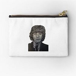 George Harrison Beatles Portrait Charcoal Pouch