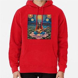 Cosmic Serenade: George Harrison's Mystic Melody Pullover Hoodie