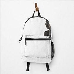George Harrison Beatles portrait charcoal backpack
