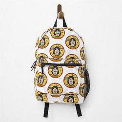 George Harrison painted Yellow Submarine gouache portrait BackPack