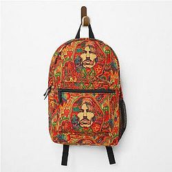 George Harrison OM Psychedelic Pop Art Pattern Backpack