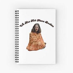 George Harrison - We Are Not These Bodies Meditation Spiral Notebook
