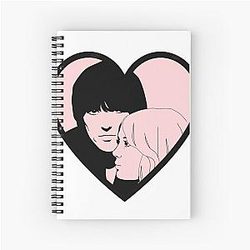 George Harrison Pattie Boyd Spiral Notebook