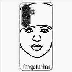George Harrison Line Art Samsung Galaxy Soft Case